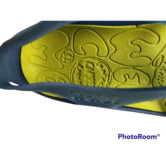 Wabi Camper Kids Unisex Contact Water Shoes Sandals Blue/Yellow Size 32 - Picture 4 of 5
